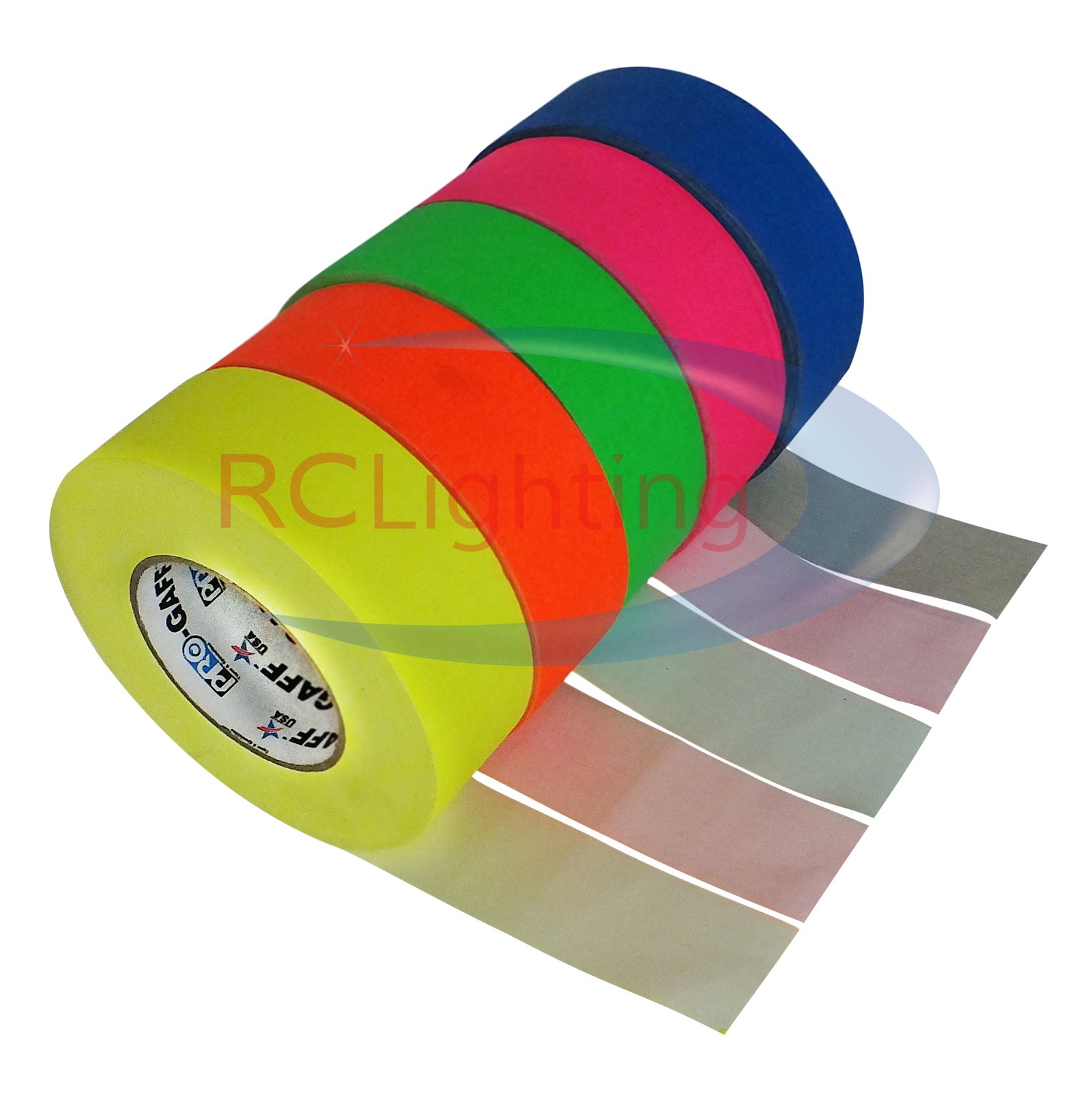 CINTA GAFFER FLUORESCENTE