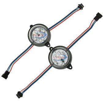 LED PIXEL DOMO TRASLUCIDO BASE NEGRO