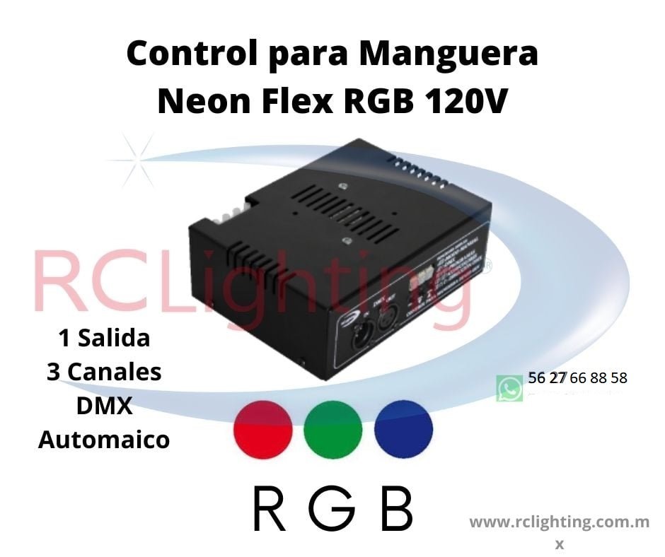 CONTROL RECEPTOR DMX PARA MANGUERA LED 110V 
