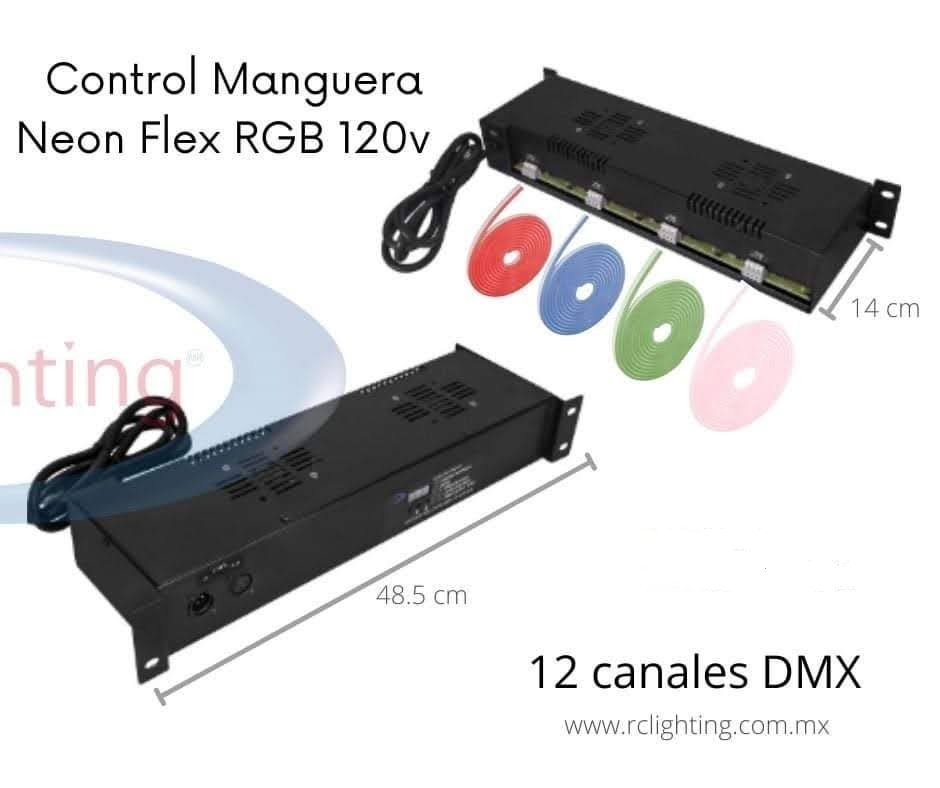 CONTROL RECEPTOR DMX PARA MANGUERA LED 110V 