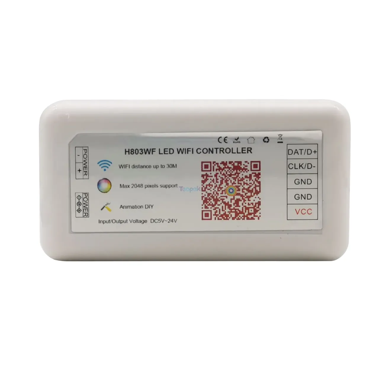 Controlador LED H803 a Todo Color con WiFi