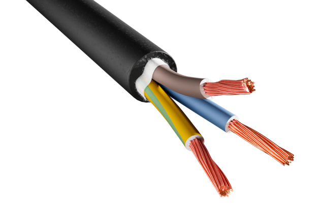 Cable RV-K Clase 5 0,6/1 kV 90°C 3G X 14AWG (2.5 mm2)