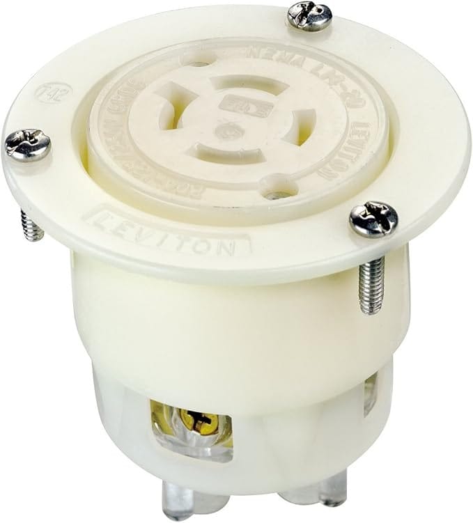 Receptáculo Empotrable Media Vuelta Industrial 20A