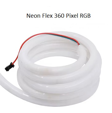 NEON FLEX INTELIGENTE RGB 360°  12/24V IP67 120LED/M 