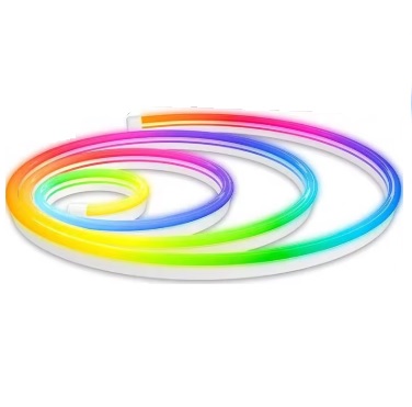 Neón Flex LED RGB 180° SPI Inteligente 12V – 60 LED/m (IP67)