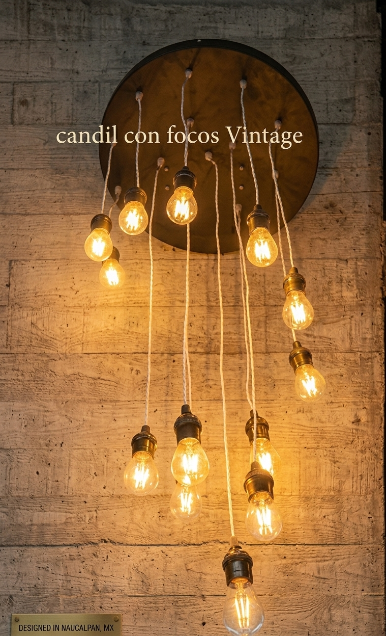 Candil Vintage Inteligente 12 Focos