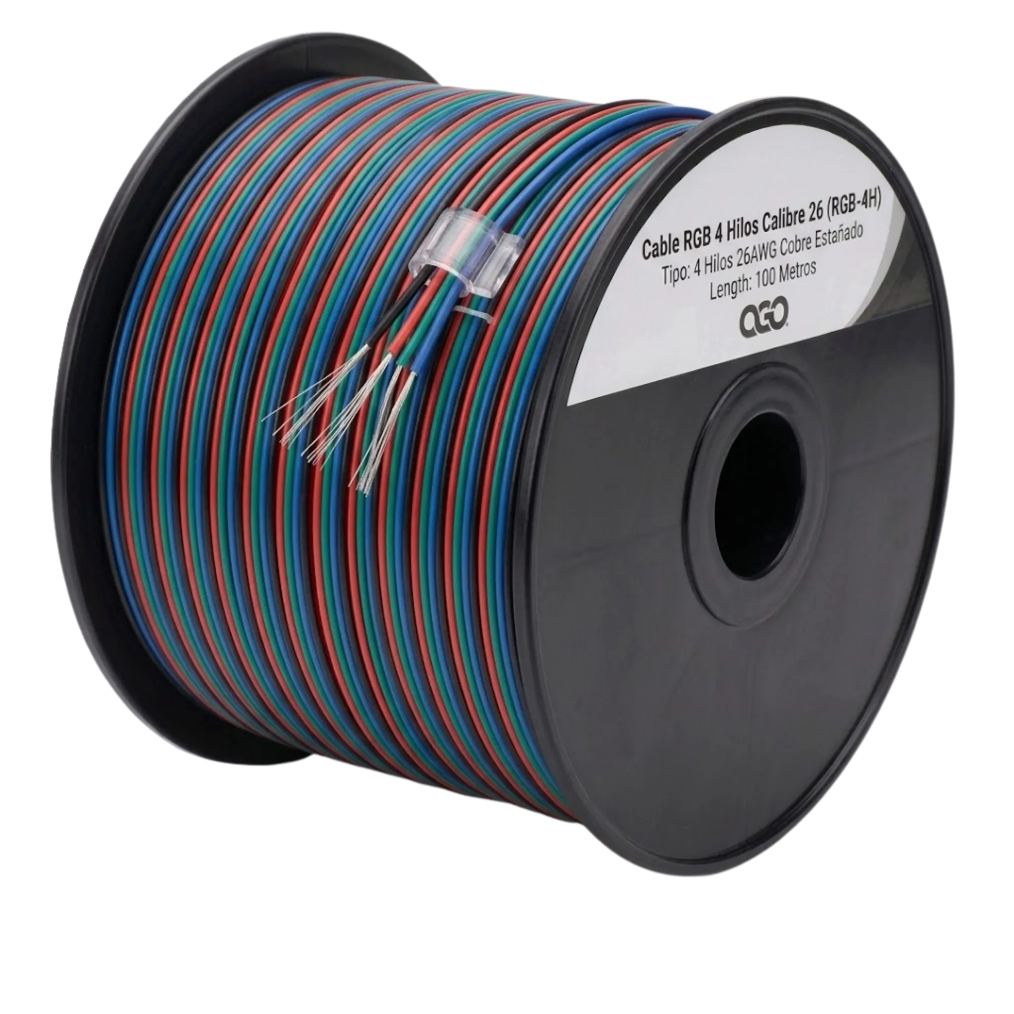 Cable RGB 4 Hilos Calibre 22 (RGB-4H)