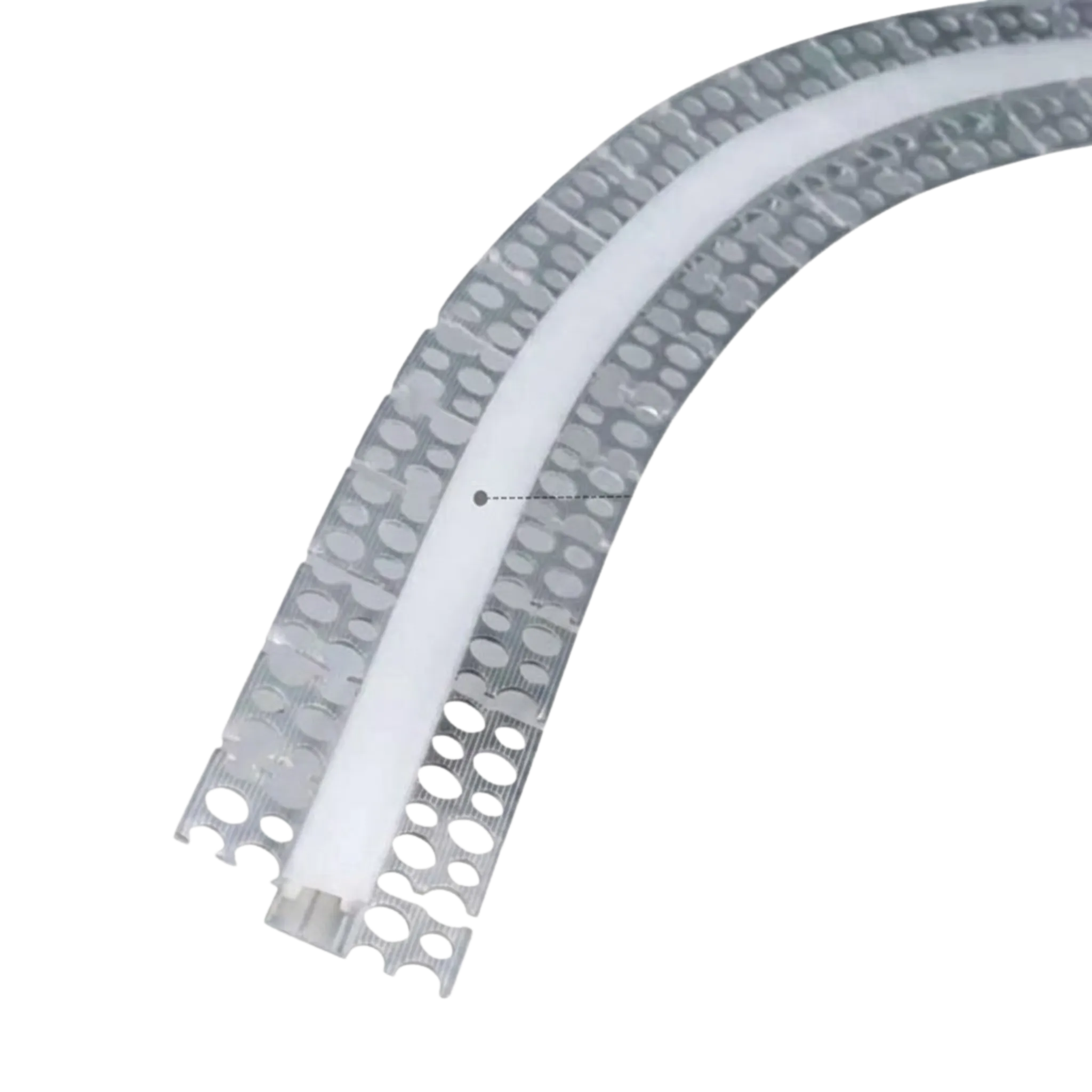 Perfil de Aluminio LED con Difusor de Silicona Flexible – Iluminación Indirecta Curva (3 m)