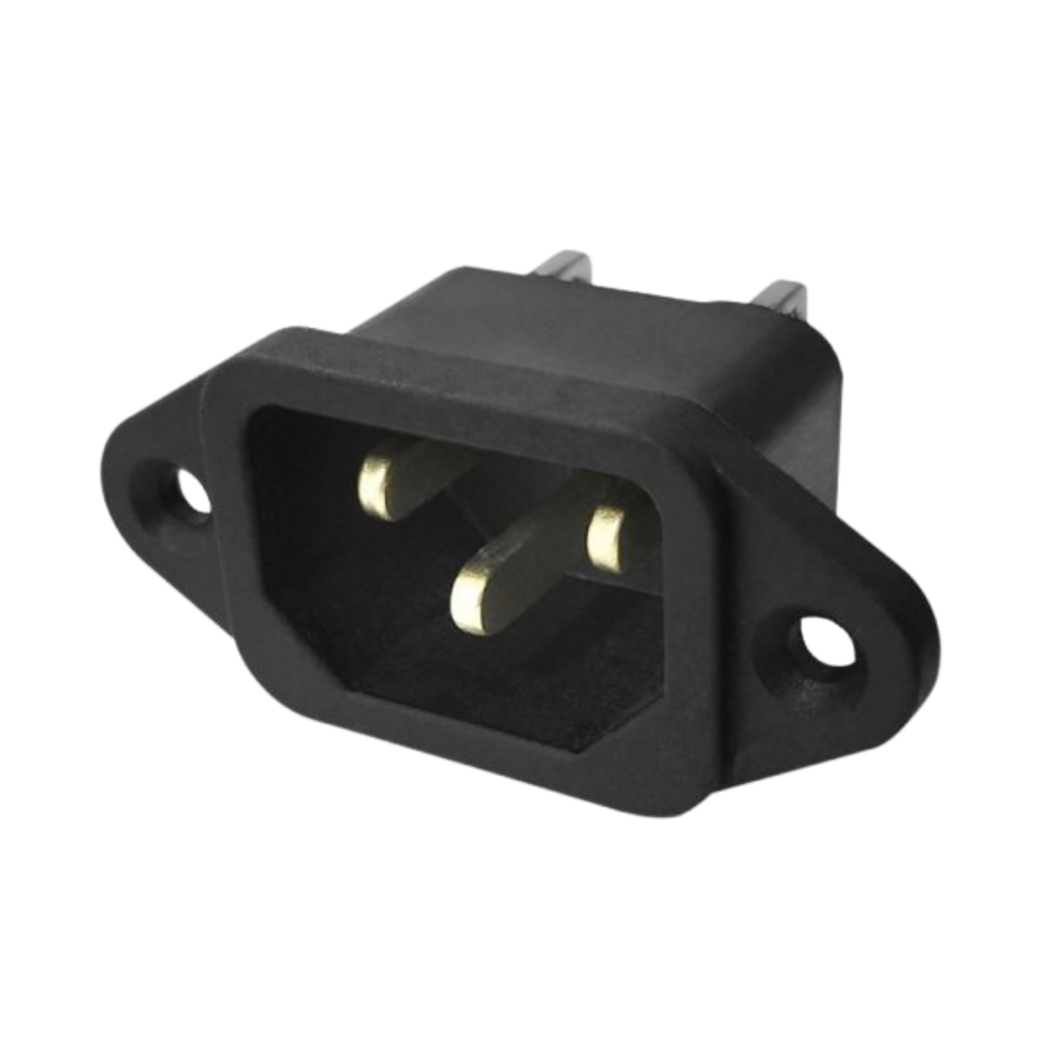  Conector C14 Toma Corriente, Entrada de Alimentacion Macho 3 Pines para 