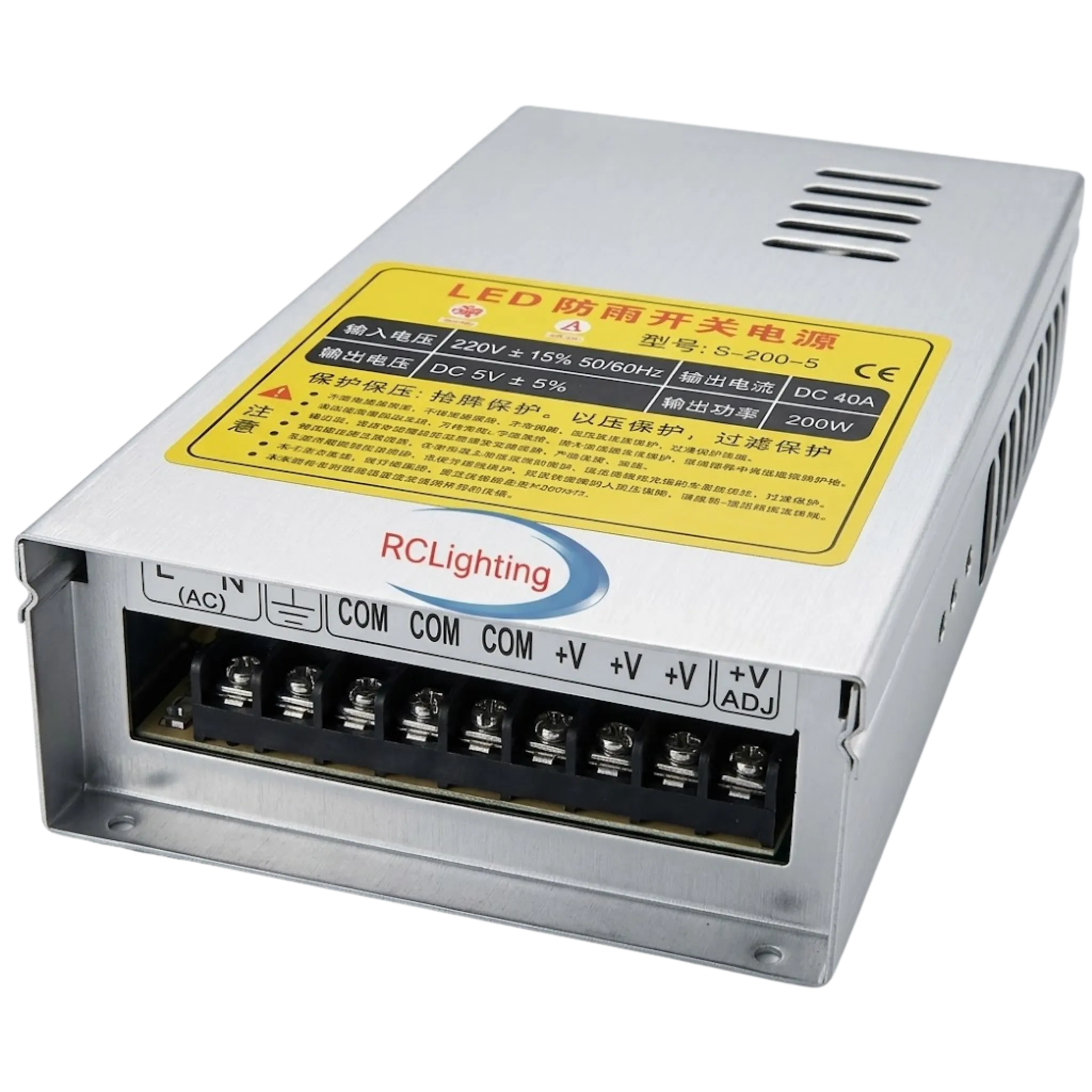 FUENTE 5V 40A 200W