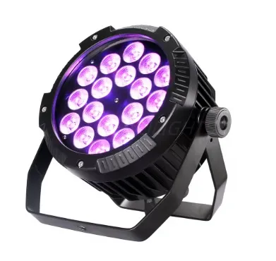 PAR LED Profesional IP65 18x18W RGBWA+UV 6 en 1