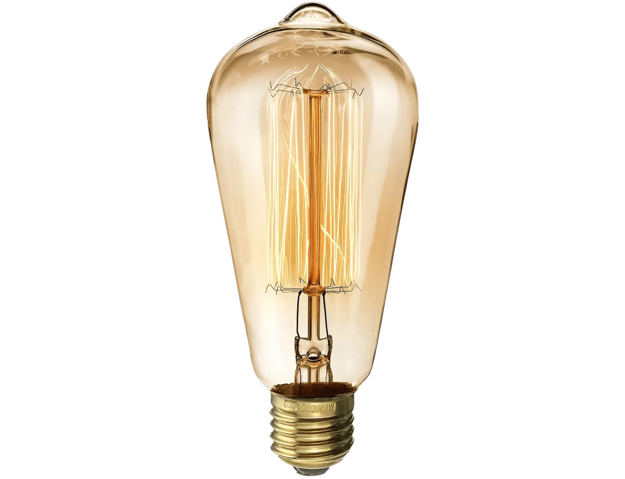 Foco Vintage Edison   Luz Cálida Incandescente