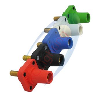 CONECTOR SENCILLO TIPO CAM LOCK CHASIS HEMBRA