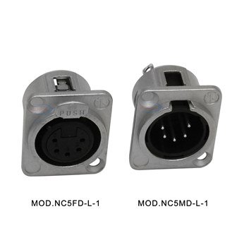 CONECTOR XLR 5 CHASIS